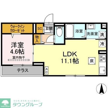 D Paina松見町の物件間取画像